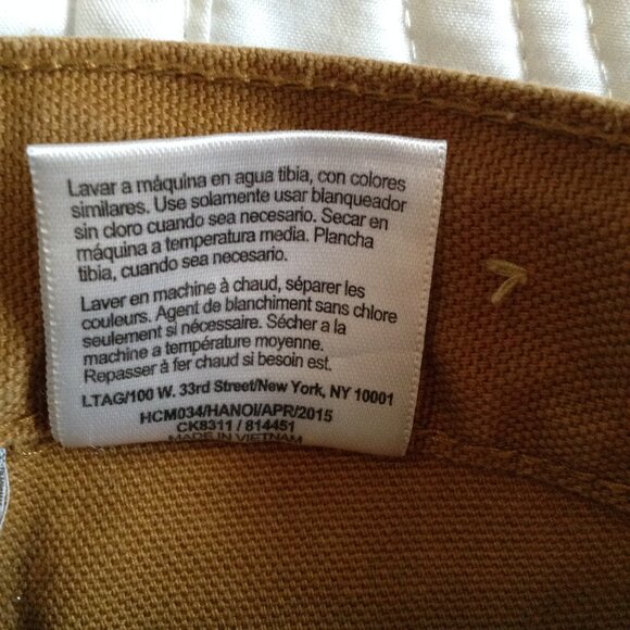 Carhartt Carpenter Jeans Boys "7", Heavy Duty Cotton Canvas, Rugged, Boyswear - Picture 6 of 6